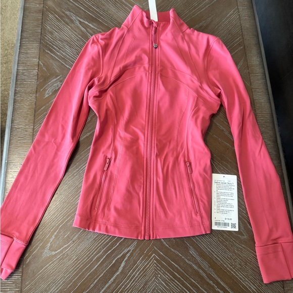 Lululemon Athletica Pink Coral Utility Jacket with Stretchy Fabric - Picture 1 of 1